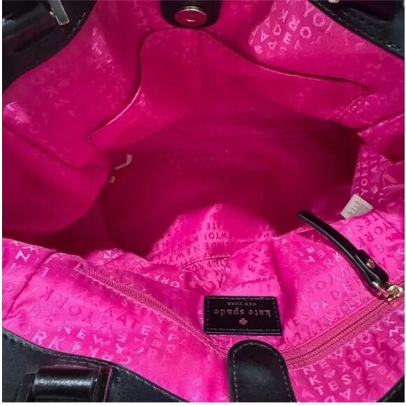 Revolve Kate Spade New York Houston Street Straw Rattan Leo Tote Natural Black - Picture 11 of 11